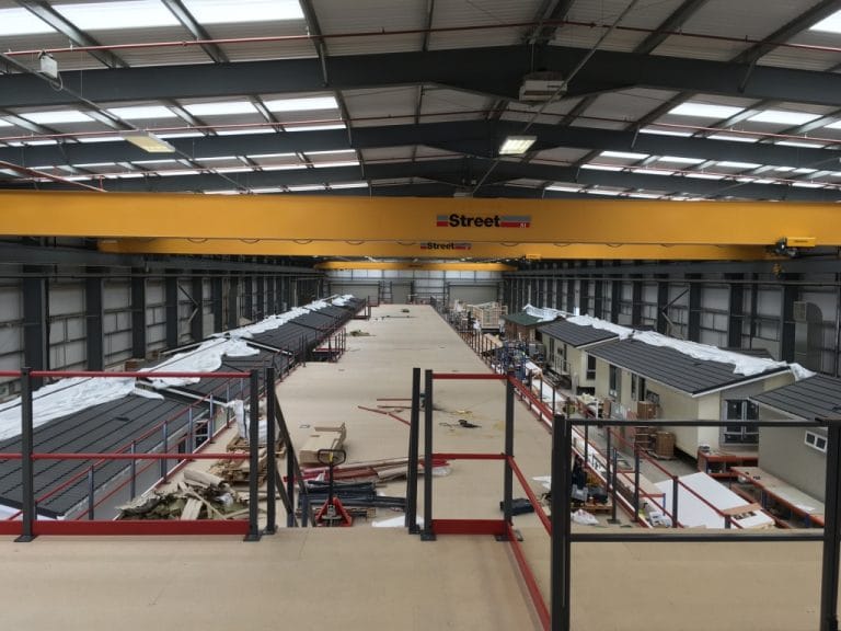mezzanine floor in warehouse