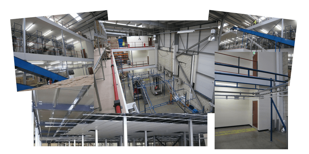 gallery of multiple mezzanine floor images
