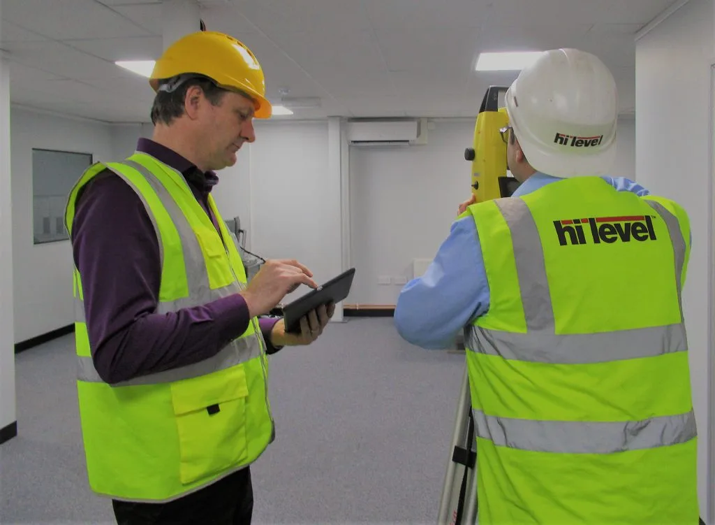 hi level team carrying out site survey
