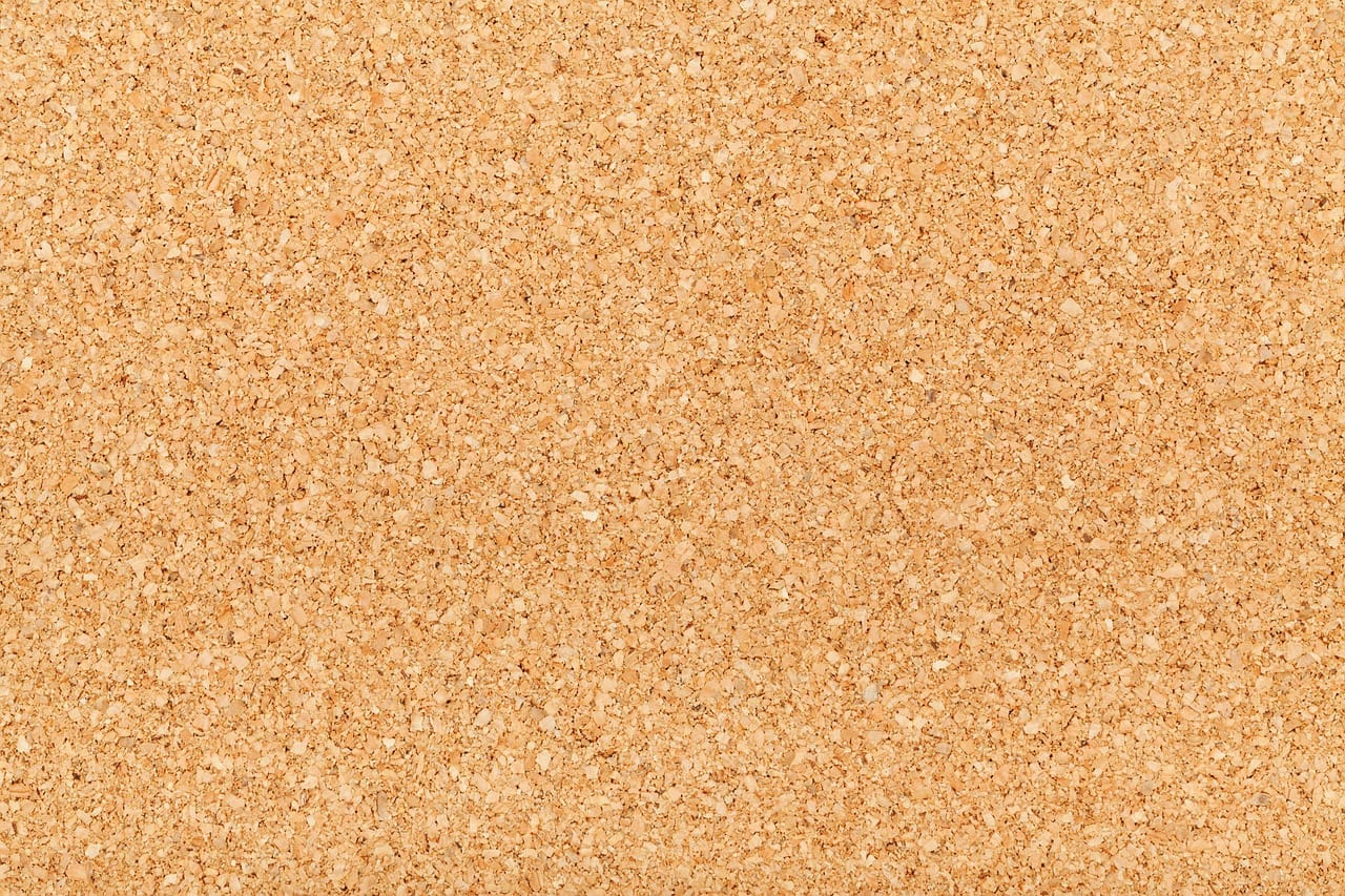 close up of particle board for mezzanine floors