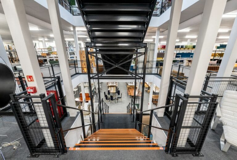 mezzanine floor staircases