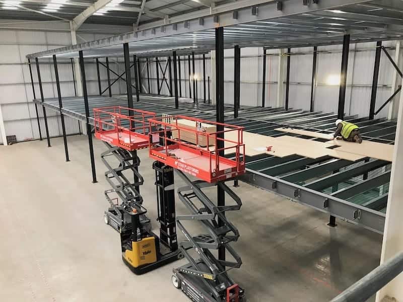 two-tier mezzanine