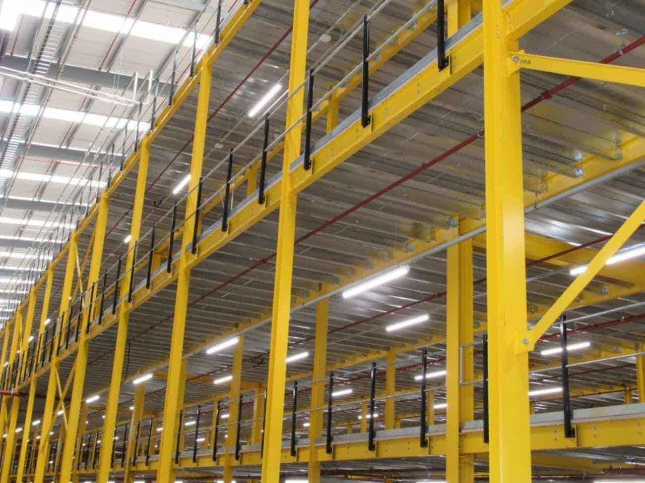 Mezzanines for smart warehouses