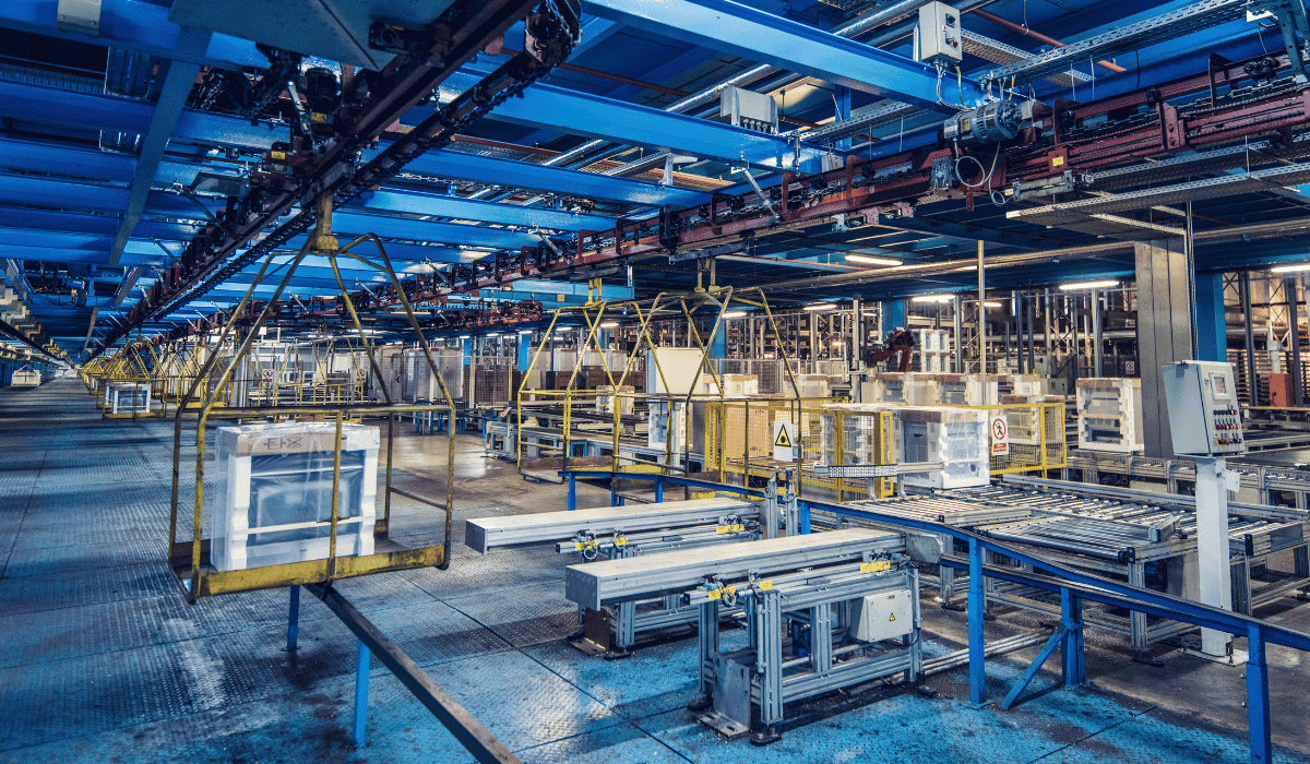 manufacturing efficiency with a mezzanine