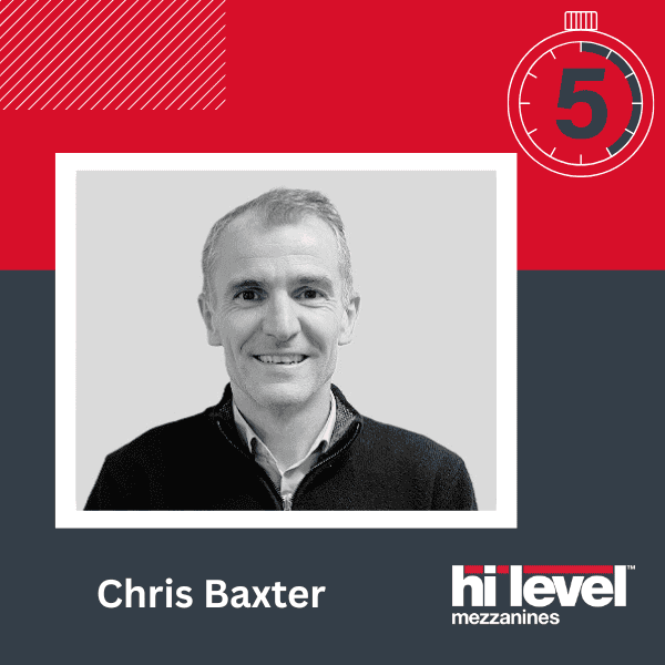 IMHX 2025 Christ Baxter attends for Hi Level Mezzanines